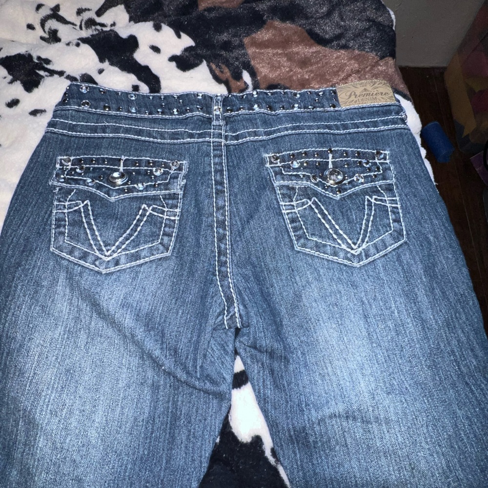 Premier Rule 21 Rhinestone Jeans - Picture 5 of 7